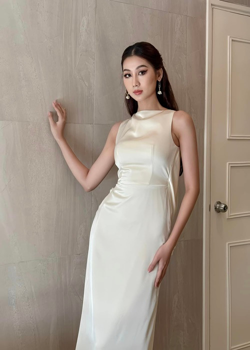 Phía Quế Anh chưa lên tiếng về hành động giật mic. Ảnh: FB Quế Anh.