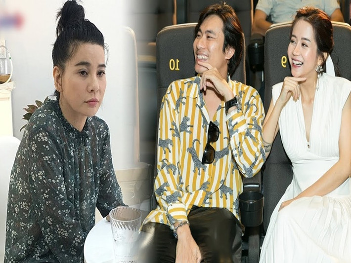 Năm, 2018, Kiều Minh Tuấn và An Nguy gây xôn xao dư luận khi công khai chuyện phim giả tình thật trong buổi họp báo ra mắt phim “Chú ơi, đừng lấy mẹ con”. Vì Kiều Minh Tuấn đang trong mối quan hệ với Cát Tường nên anh và An Nguy bị ném đá. Ảnh: Dân Việt