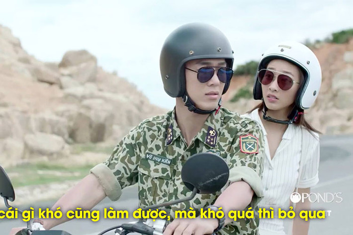 Trong 10 tập đầu tiên của "Hậu duệ mặt trời" bản Việt, đại úy Duy Kiên liên tục có những câu hội thoại chất.
