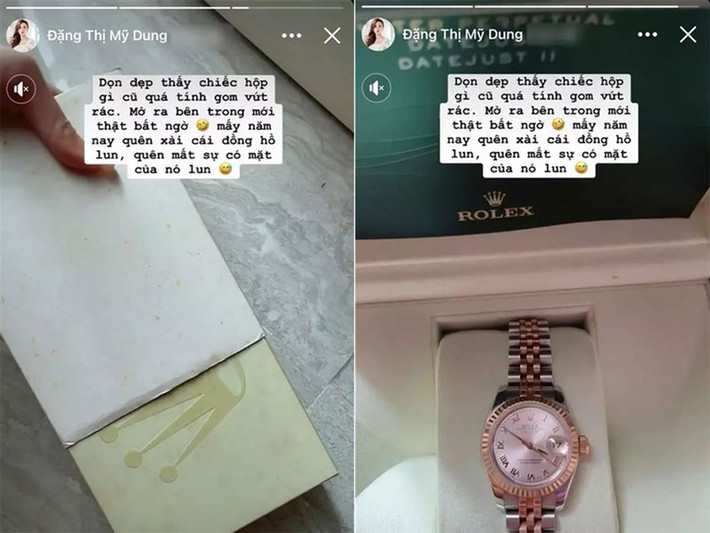 Nữ diễn viên có trong tay nhiều đồ hiệu. Năm 2022, Midu chia sẻ về việc suýt vứt chiếc đồng hồ Rolex đắt tiền vì tưởng... rác.