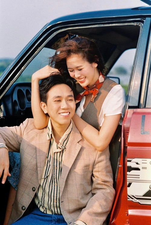 Quỳnh Anh và Anh Đức chụp ảnh tình tứ ở Đồng Nai.