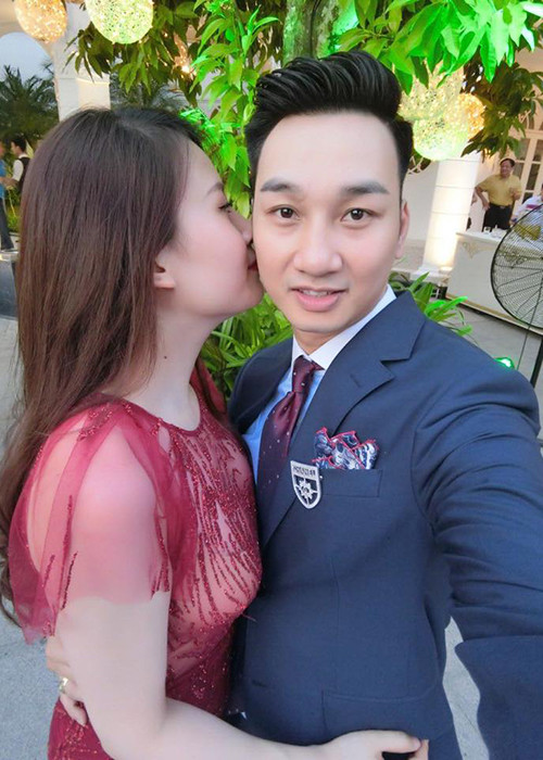 Khoảng thời gian đầu mới công khai, Thành Trung và Ngọc Hương đã trải qua không ít sóng gió với vợ cũ của nam MC. (Ảnh: Facebook nhân vật)