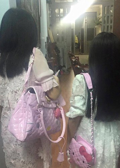 Những hình ảnh Phương Thanh đăng tải trên trang cá nhân cho thấy bé Gà sở hữu mái tóc đen suôn dài và đã lớn phổng phao. (Ảnh: Facebook nhân vật)