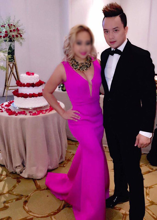 Cao Thái Sơn nhanh chóng phủ nhận bà xã là bầu show tên M.L. Anh cho biết, đây chỉ là người chị thân thiết đã kết hôn và con cái cũng đã lớn. Về danh tính người vợ thực sự, Cao Thái Sơn từ chối tiết lộ vì muốn tận hưởng tuần trăng mật bình yên. Ảnh: FBNV