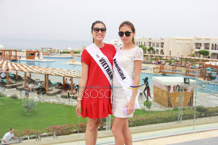 Sau khi bị tước ngôi, Nguyễn Thị Thành tham gia Hoa hậu Môi trường Quốc tế 2017 bất chấp lệnh cấm từ Cục Nghệ thuật Biểu diễn. Ảnh: Missosology