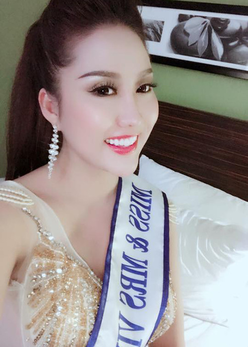 Với diện mạo mới, Phi Thanh Vân tự tin tham gia cuộc thi Hoa hậu Doanh nhân Thế giới người Việt tại Mỹ. Ảnh: FBNV
