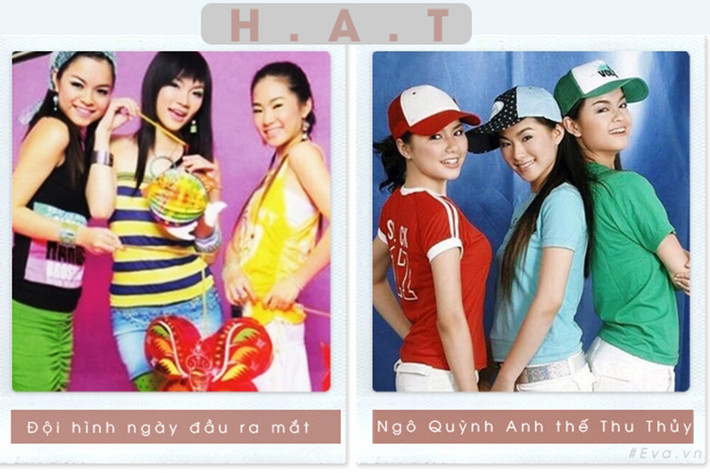 Năm 2004, Thu Thủy rời nhóm Mây Trắng để gia nhập nhóm H.A.T. Thời điểm đó, cô theo đuổi phong cách trẻ trung, đáng yêu. Ảnh: Khám phá