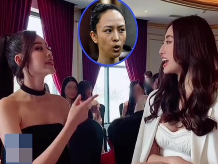 Gần đây, mạng xã hội TikTok bất ngờ rộ lại các đoạn clip ngắn liên quan đến màn phản biện tại phiên tòa tình - tiền giữa Trương Hồ Phương Nga và đại gia Cao Toàn Mỹ cách đây ít năm. Đáng chú ý, 2 Hoa hậu Đỗ Thị Hà và Lương Thùy Linh quay clip “bắt trend” màn phản biện của Phương Nga. Ảnh: Công lý và xã hội