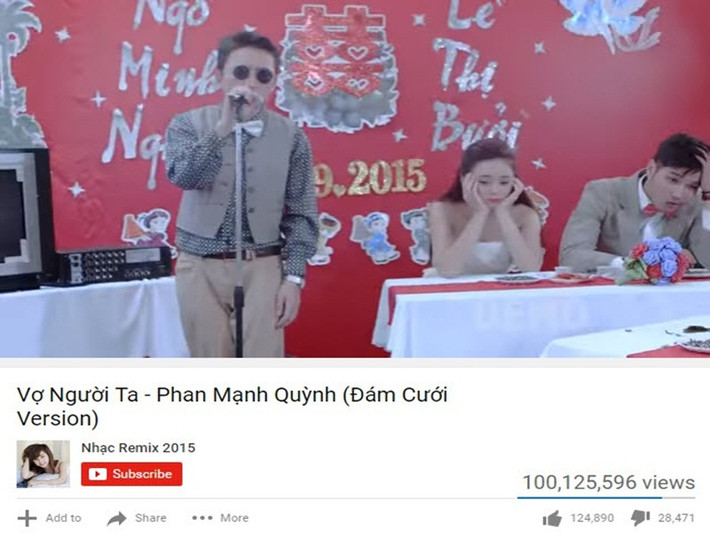 Theo Zing, cái tên “Vợ người ta” trở thành cụm từ được người Việt tìm kiếm rất nhiều trong năm 2015 trong khi MV “Vợ người ta” phiên bản đám cưới cán mốc 100 triệu lượt xem trên Youtube sau 14 tháng ra mắt kể từ tháng 10/2015.