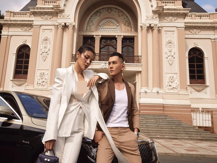 Lý Bình và Phương Trinh Jolie hẹn hò 3 năm qua nhưng đến tháng 3/2021 mới thừa nhận mối quan hệ tình cảm. Ảnh: FB Lý Bình
