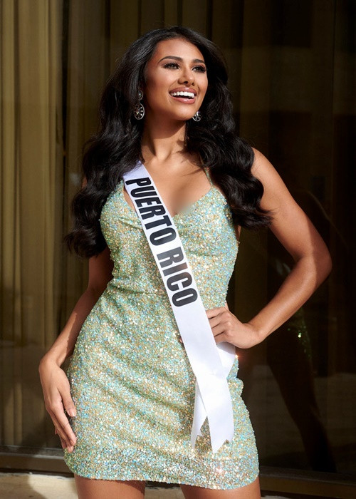 Michelle Marie Colon cũng là thí sinh khiến Kim Duyên phải dè chừng. Mỹ nhân này mang hai dòng máu Puerto Rico và Afro-Caribbean. Cô hiện là sinh viên chuyên ngành sinh vật học và y học. Ảnh: Missosology