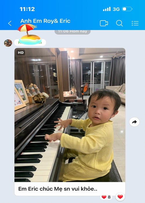 Con trai Quý Bình hiện tại hơn 1 tuổi.