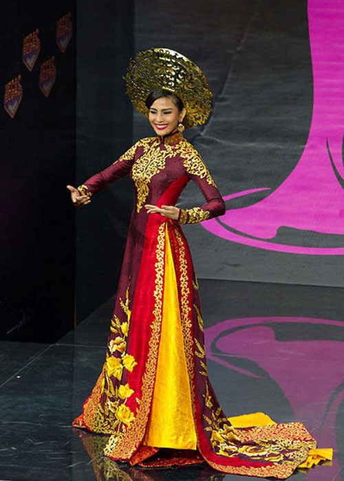 Trang phục của Trương Thị May được Global Beauties bình chọn là trang phục dân tộc đẹp nhất châu Á và lọt top 5 trang phục đáng ngắm nhìn nhất do Missosology đánh giá. Ảnh: An ninh thủ đô