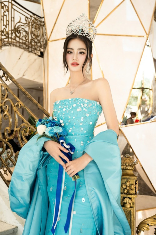 Hoa hậu Ý Nhi sẽ có mặt ở Ấn Độ tham gia Miss World 2025. Hiện tại, cô có nhiều đối thủ đáng gờm. Ảnh: FB Ý Nhi.