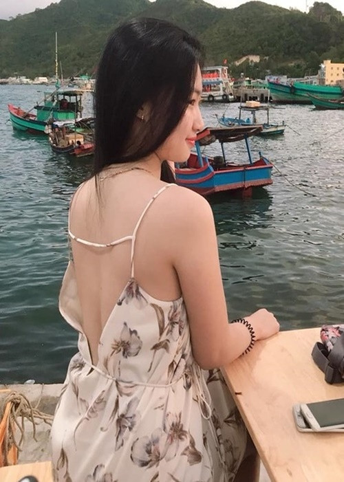 Nhan sắc của Ngọc Thưởng xinh đẹp không thua kém hot girl. Ảnh: FB Ngọc Thưởng.