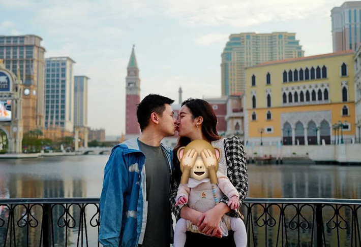 Hoa hậu Mỹ Linh sinh con gái đầu lòng vào năm 2023. Ảnh: Instagram Đỗ Vinh Quang.