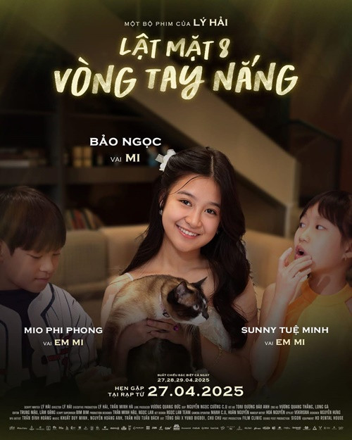 Trong Lật mặt 8: Vòng tay nắng, Lê Huỳnh Bảo Ngọc vào vai Mi - một cô gái đam mê ca hát, nhảy múa. Ảnh: FB Bảo Ngọc.