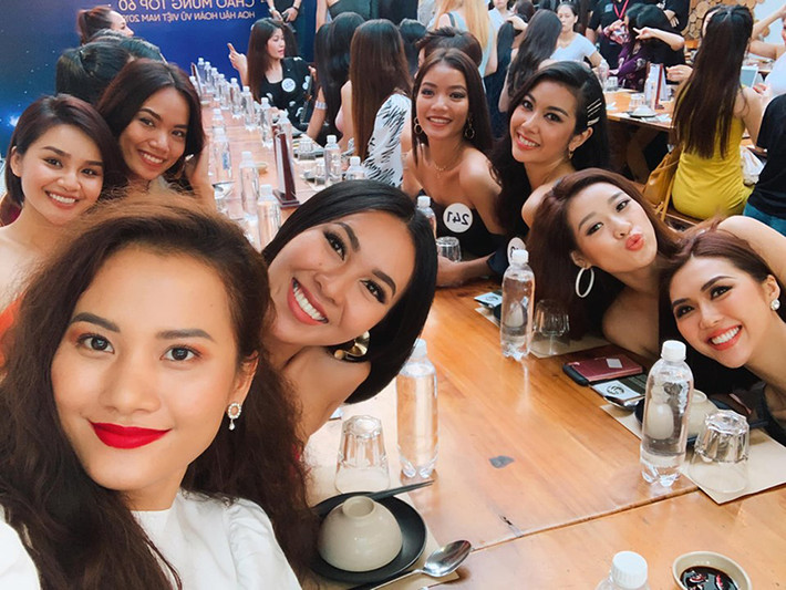 Thúy Vân và Tường Linh có kinh nghiệm thi nhan sắc không kém cạnh nhau.