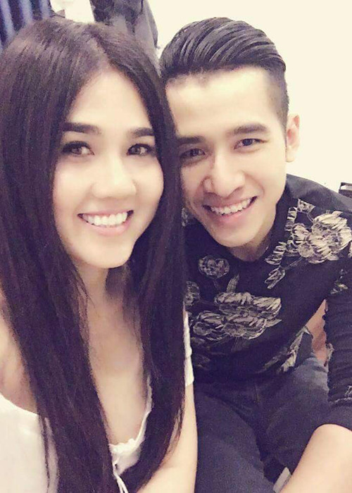 Bạn trai mới của Ngọc Bích tên Tiêu Quang. Anh từng là thành viên nhóm nhạc Vboys cùng ca sĩ Phạm Trưởng. Ảnh: FBNV