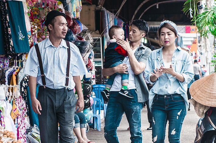 “Vú em tập sự” là dự án hài – hành động đánh dấu sự kết hợp lần đầu tiên của Johnny Trí Nguyễn và Lê Khánh.