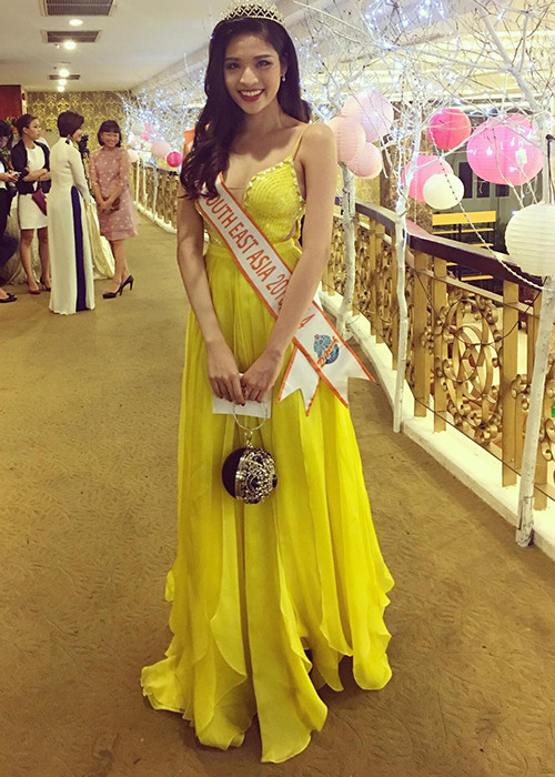 Nguyễn Thị Thành hiện đang chờ án phạt vì thi chui. Trước đó, loạt người đẹp Việt thi chui đoạt giải giống Nguyễn Thị Thành đều im hơi lặng tiếng sau án phạt. Phan Hoàng Thu là một trong số đó. Ảnh: FBNV