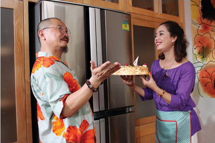 Nghệ sĩ Trần Đức còn từng hóa thân nhân vật ông Vĩ lăng nhăng trong “Lời thú tội của eva”. Ảnh: Thế giới điện ảnh