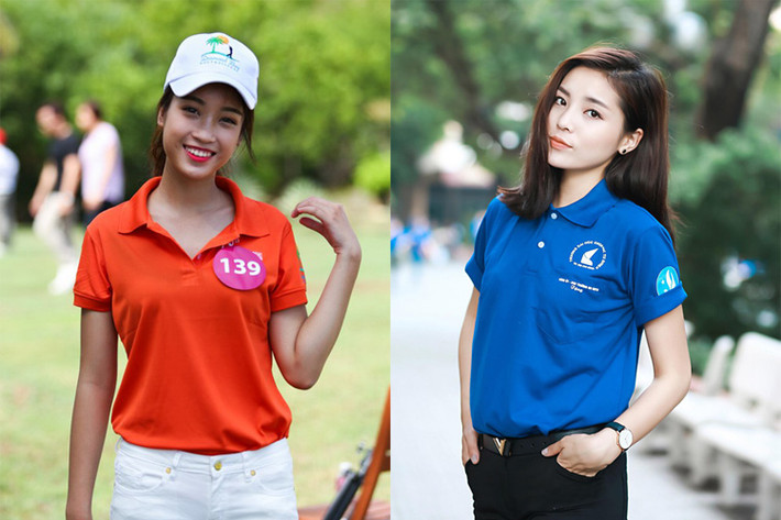 Tân hoa hậu và cựu hoa hậu không chỉ là bạn cùng trường mà còn từng sinh hoạt chung một câu lạc bộ nên khá thân thiết.