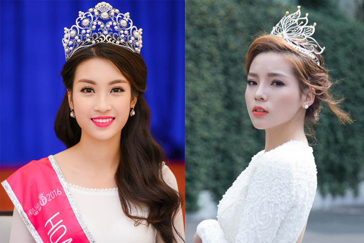 Cùng tuổi, cùng trường và chỉ cách nhau một nhiệm kỳ hoa hậu nên Đỗ Mỹ Linh và Kỳ Duyên không tránh việc bị nhiều người so sánh.