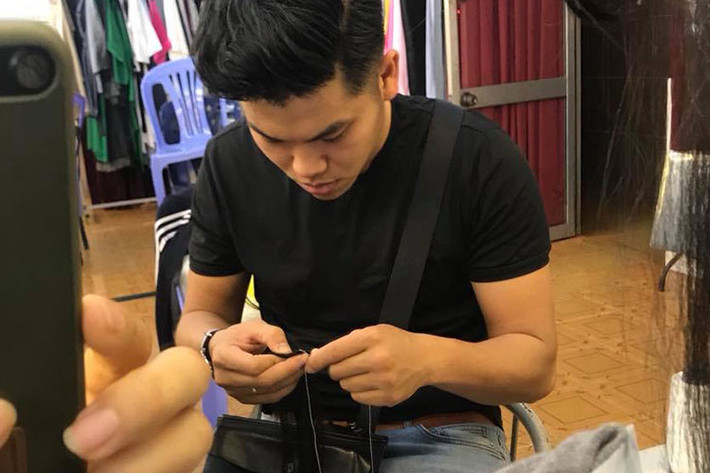 Lê Phương cảm thấy hạnh phúc khi ông xã giúp cô may vá đạo cụ cho vai diễn.