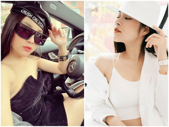Minh Hương đang làm biên tập viên. Khi lên sóng, cô chọn gu thời trang thanh lịch. Còn ở đời thường, Minh Hương mặc gợi cảm.