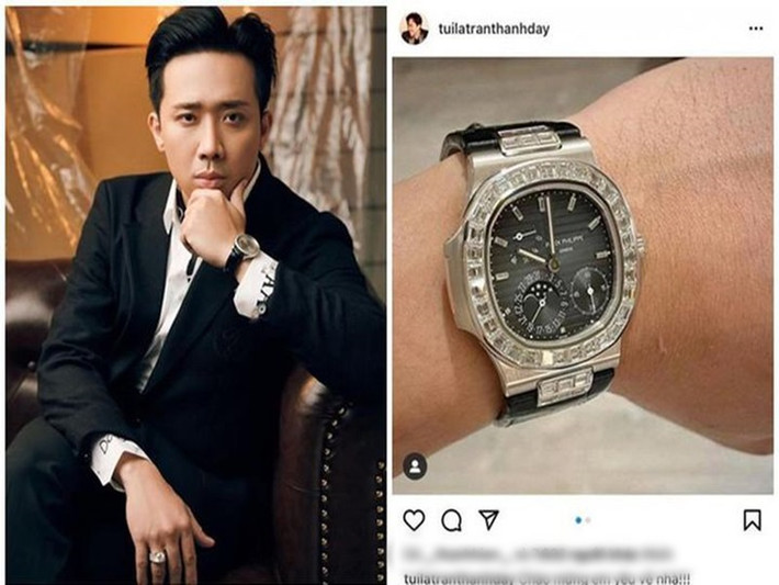 Ông xã của Hari Won còn có bộ sưu tập đồng hồ hàng hiệu đắt đỏ. Có thể kể chiếc đồng hồ có giá gần 6 tỷ, đến từ thương hiệu đình đám, dành cho tầng lớp thượng lưu Patek Philippe.