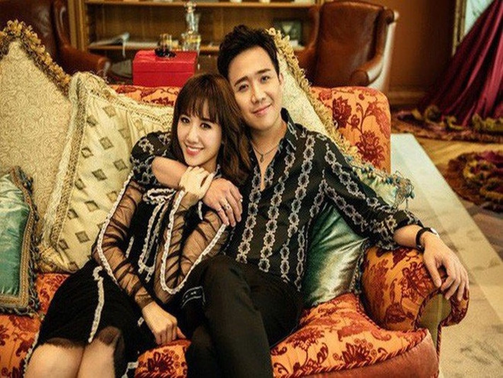 Trấn Thành - Hari Won đều giỏi kiếm tiền. Cặp đôi có thu nhập khủng nhờ các hoạt động nghệ thuật và đại diện thương hiệu. Hiện tại, Trấn Thành và Hari Won sống trong căn hộ 20 tỷ tại quận 1 (TP HCM). Ảnh: Người đưa tin