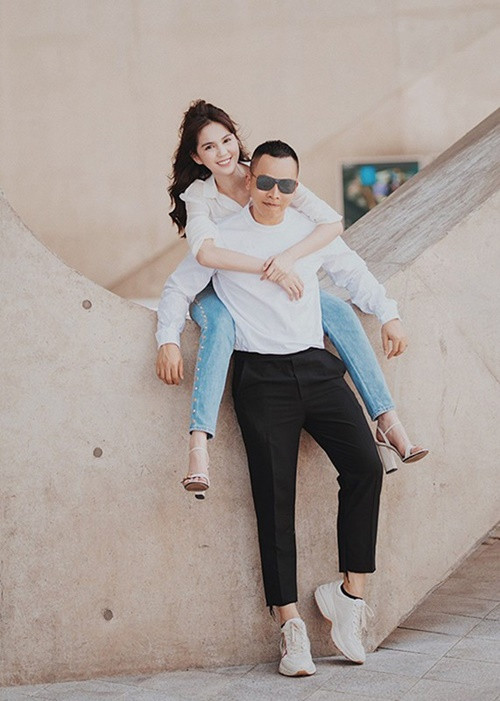 Trên mạng xã hội Instagram, Ngọc Trinh không theo dõi Vũ Khắc Tiệp. Ảnh: FBNV.
