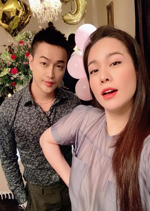 Nhật Kim Anh và TiTi từng vướng nghi vấn hẹn hò bởi cả hai dính như sam. Ảnh: FBNV