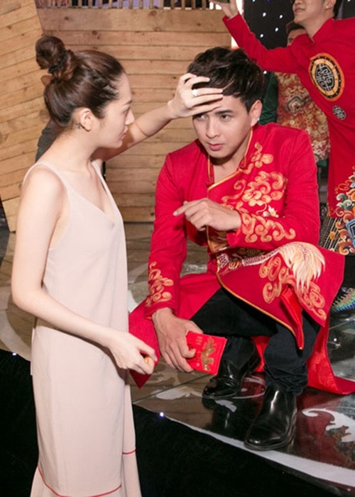 Mối tình duy nhất Bảo Anh công khai là chuyện hẹn hò Hồ Quang Hiếu. Ảnh: Dân Việt.