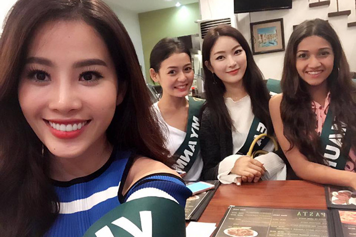 Là đại diện của Việt Nam tại cuộc thi Miss Earth 2016 (Hoa hậu Trái đất), Hoa khôi Nam Em đã chính thức bước vào đấu trường nhan sắc quốc tế này. (Ảnh: FBVN)