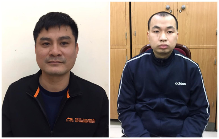 Ngoài Huấn, cơ quan điều tra khởi tố thêm Trần Ngọc Anh (32 tuổi, trú quận Hoàng Mai, Hà Nội) và Lê Thanh Tùng (34 tuổi, quê Quảng Ninh), 2 trong số các trợ thủ đắc lực của Huấn. (Bầu Huấn cùng Ngọc Anh, đàn em thân tín)
