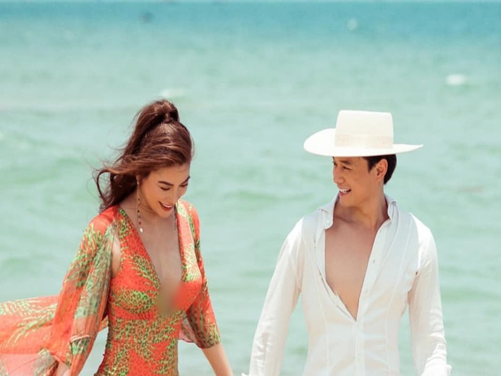 Trương Ngọc Ánh là một trong những mỹ nhân Việt công khai hẹn hò trong năm 2021. Nửa kia của cô là Anh Dũng. Nam diễn viên sinh năm 1990, kém Trương Ngọc Ánh đến 14 tuổi. Ảnh: FB Anh Dũng