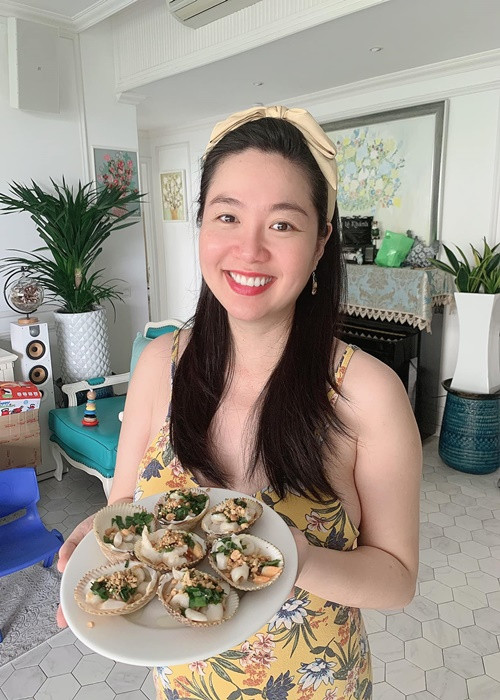 Lê Khánh cho rằng, được thực hiện thiên chức làm mẹ là một niềm hạnh phúc vô bờ bến.