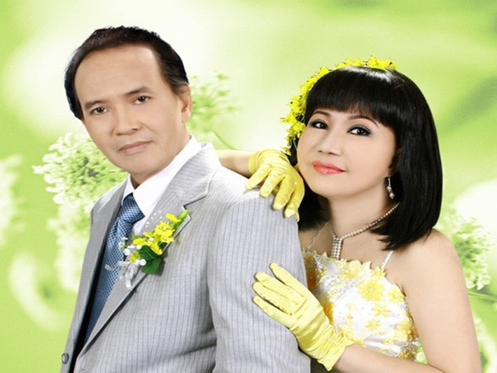 Vợ chồng Thanh Kim Huệ gặp nhau khi nữ nghệ sĩ mới 13 tuổi còn Thanh Điền ngoài 20. Ảnh: Người đưa tin
