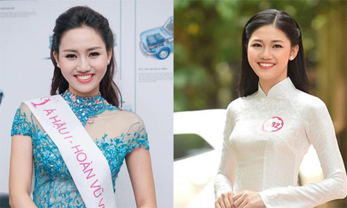 Ngô Thanh Thanh Tú (phải) là em gái Á hậu Trà My. Vốn có mối quan hệ ruột thịt nên cả hai có nhiều nét giống nhau.