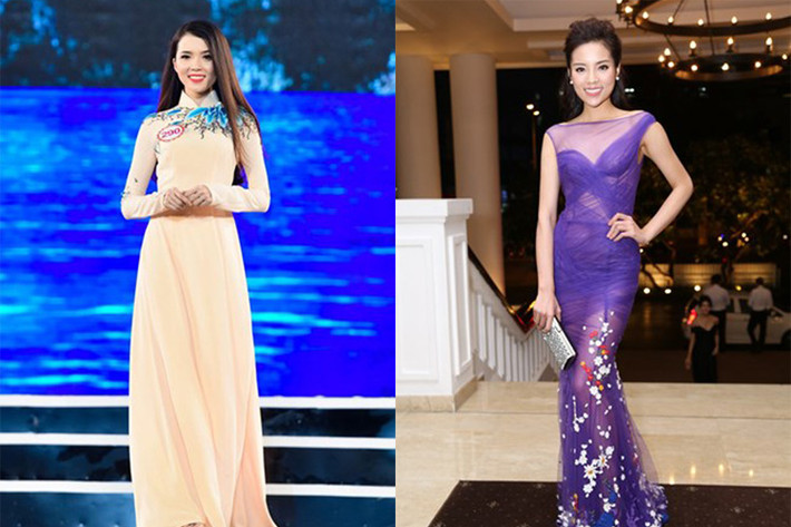 Hoa khôi sinh viên Cần Thơ 2014 Huỳnh Thúy Vi sở hữu nhiều nét tương đồng với Hoa hậu Kỳ Duyên.
