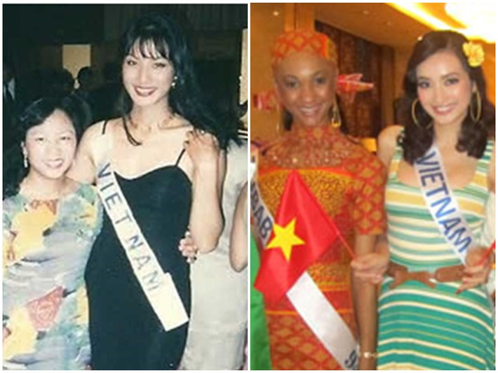 Trương Quỳnh Mai và Trương Tri Trúc Diễm (ảnh phải) đều lọt top 15 khi tham gia Hoa hậu Quốc tế ở mùa giải lần lượt năm 1995 và 2011. Ảnh: Vietnamnet, Người Lao Động.