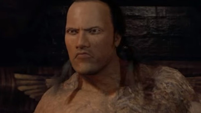 The Scorpion King trong The Mummy Returns (Xáp ướp trở lại): Dwayne Johnson dường như không có duyên với CGI cho lắm khi anh tiếp tục “gặp họa” với công nghệ này. Trong The Mummy Returns năm 2001, nam diễn viên đóng vai vua bọ cạp mạnh mẽ. Nhưng trái với mong đợi của khán giả, tạo hình của vua bọ cạp trông khá dị hợm và giả tạo. Làn da mịn màng thái quá. Biểu cảm gương mặt đơ cứng. The Mummy Returns được đầu tư kinh phí lên đến 100 triệu USD. Tuy nhiên, nếu chỉ nhìn tạo hình của Dwayne Johnson, thật khó để người hâm mộ tin rằng phim được đầu tư “khủng” như vậy.