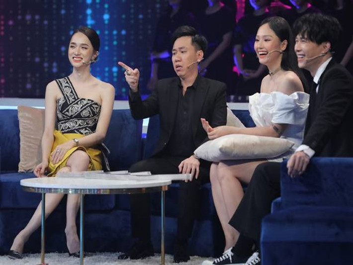 Trấn Thành cũng từng có ý định “rao bán” Anh Đức với ca sĩ Miu Lê khi hai người tham gia chương trình Người ấy là ai. Ảnh: Thể thao văn hóa