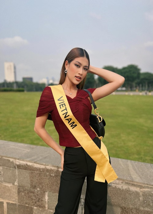3 ngày sau đăng quang Miss Grand Vietnam 2022, Đoàn Thiên Ân sang Indonesia thi Miss Grand International 2022 - Hoa hậu Hòa bình Quốc tế 2022. Ảnh: FBNV