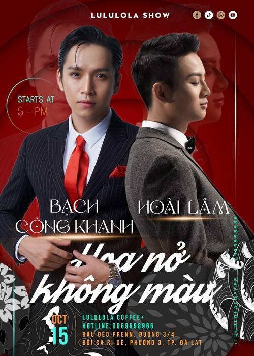 Nam ca sĩ sẽ xuất hiện trong đêm nhạc Hoa nở không màu tại Đà Lạt ngày 15/10 tới đây. Ảnh: Fanpage