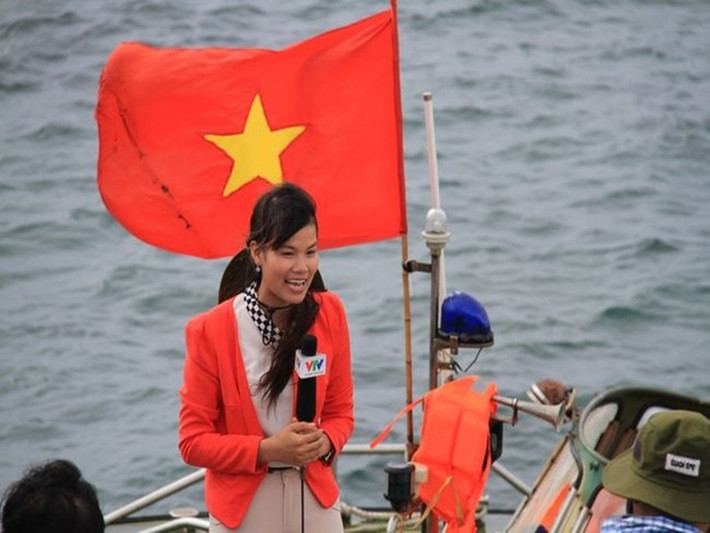 Nguyễn Ngân đang là BTV của VTV. Ảnh: VTV.