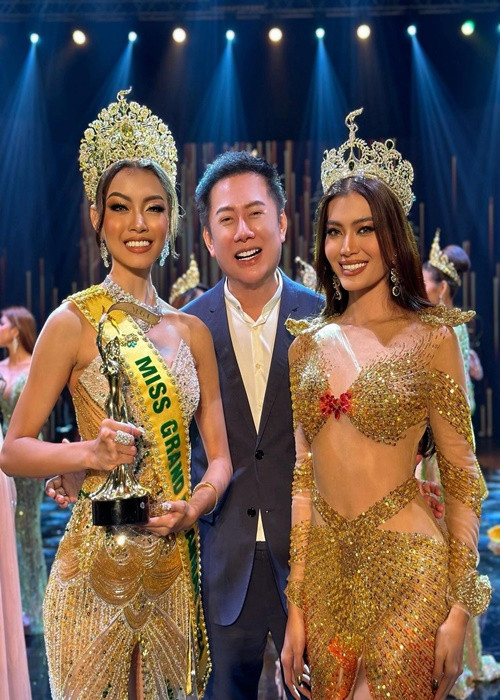Ni Ni trao vương miện Miss Grand Myanmar 2024 cho Thae Su Nyein.