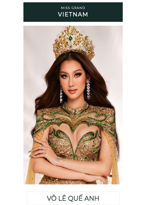 Mới nhất, Quế Anh còn tạm lọt top 2 giải Popular Vote với số phiếu chiếm 27%. Ảnh: FB Quế Anh.